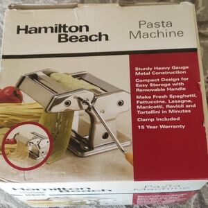 Hamilton Beach Stainless Steel Pasta Maker